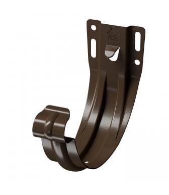 Карнизный кронштейн (штампованный) Деке Stal Premium Каштан (RAL 8017)