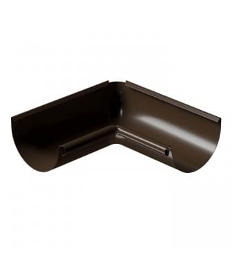 Внутренний угол 90˚ Деке Stal Premium Каштан (RAL 8017)