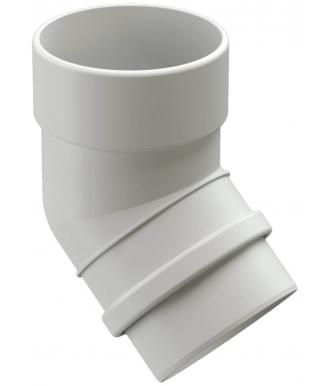 Колено 45° ПВХ Деке Lux Пломбир 