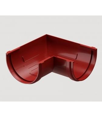 Угловой элемент 90° универсальный ПВХ Деке Standard Красный