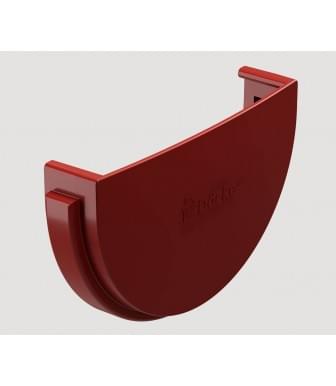 Заглушка желоба ПВХ Деке Standard Красный