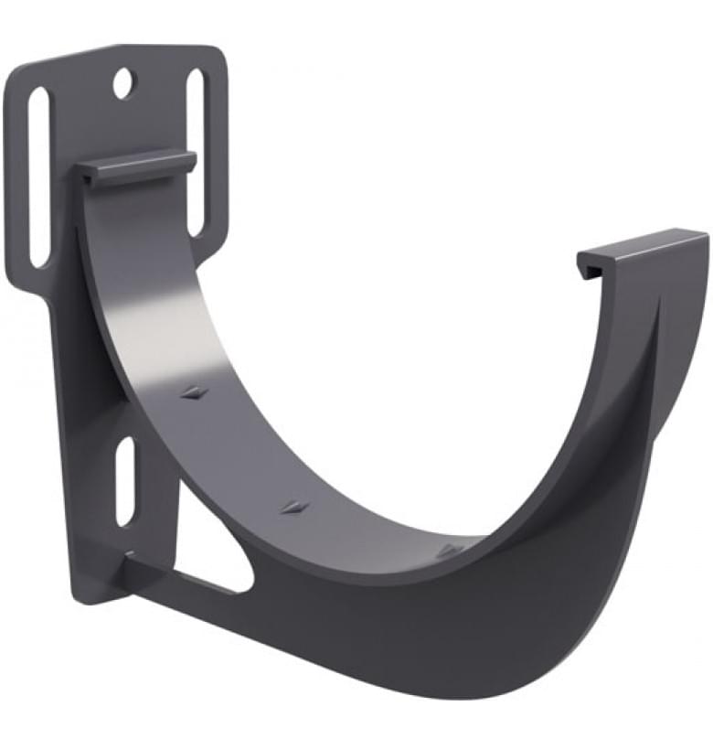 Кронштейн желоба ПВХ Grand Line Slider КЛАССИКА Графит